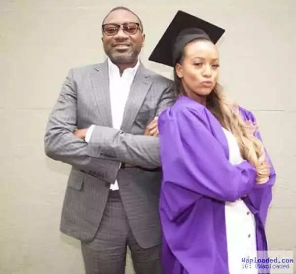 Checkout These Cute Photos From DJ Cuppy Graduation Ceremony